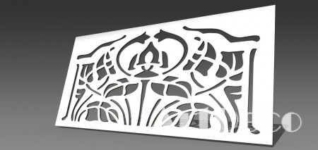 Резная 3D перегородка R3 Модерн